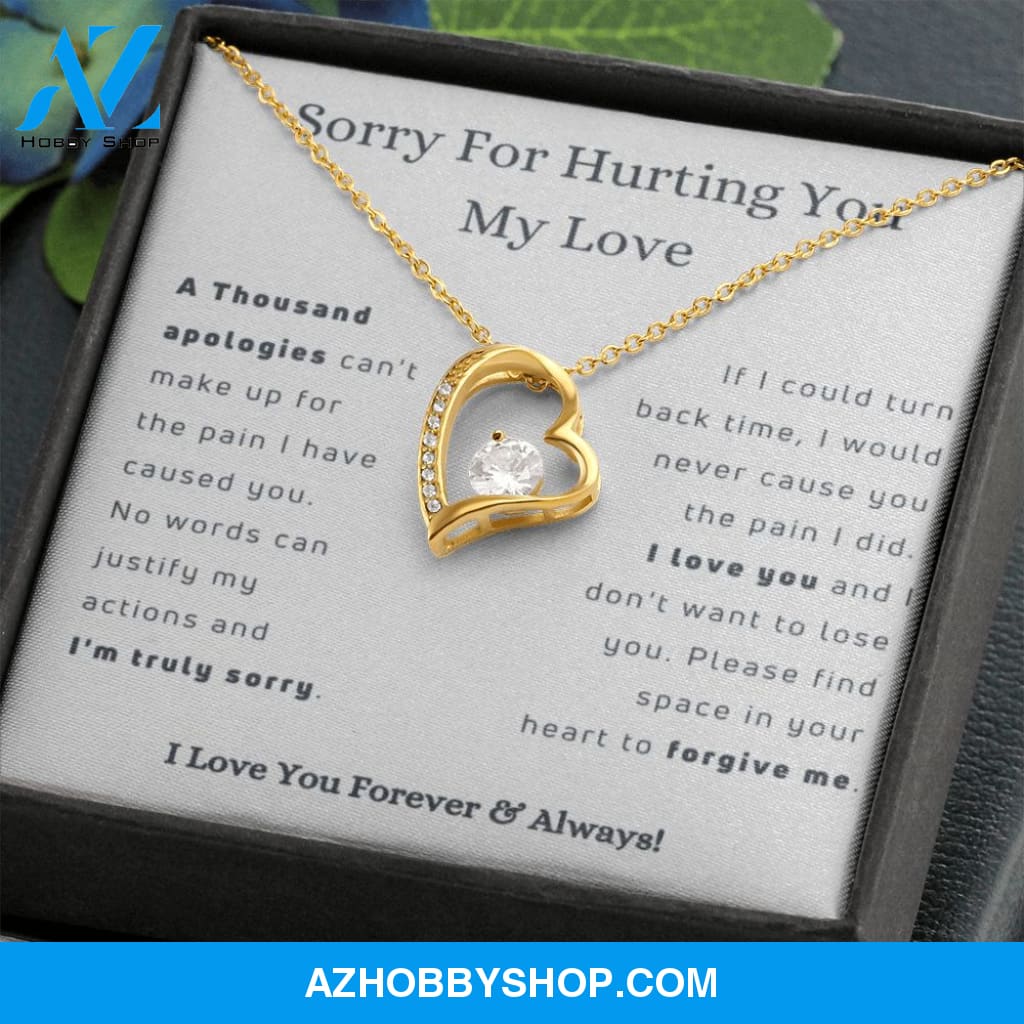 [Almost Gone] Sorry My Love - Forever Love Necklace