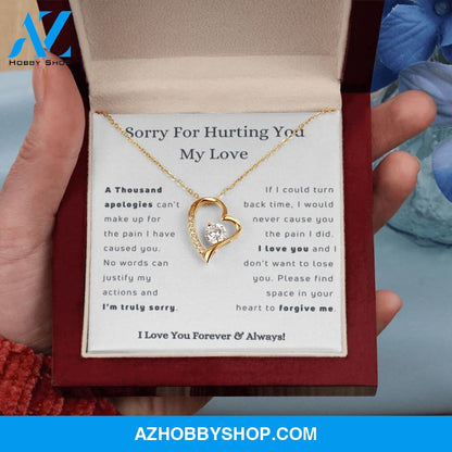 [Almost Gone] Sorry My Love - Forever Love Necklace