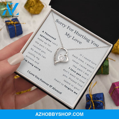 [Almost Gone] Sorry My Love - Forever Love Necklace