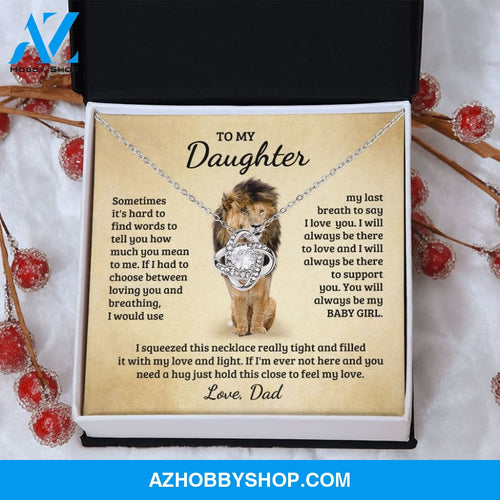 [Almost Sold Out] Daughter - Baby Girl - Love Knot Necklace