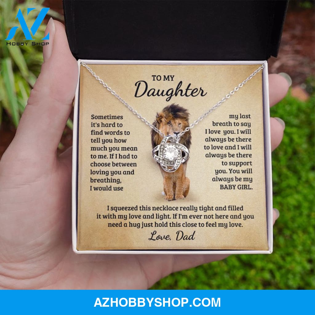 [Almost Sold Out] Daughter - Baby Girl - Love Knot Necklace