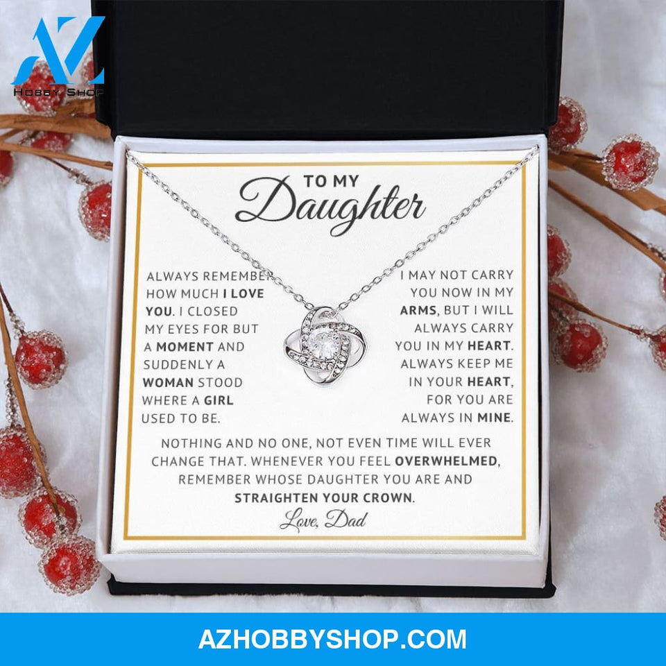 [Almost Sold Out] Daughter - Endless Love - Love Knot Necklace