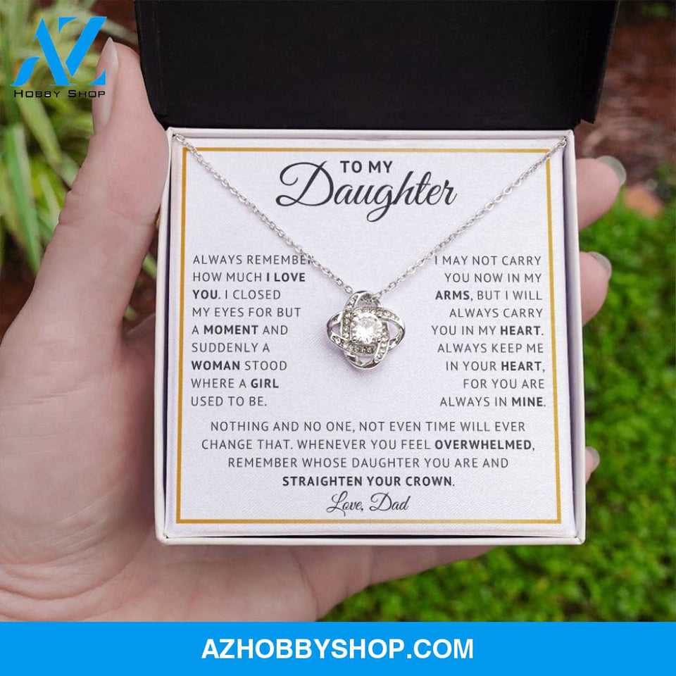 [Almost Sold Out] Daughter - Endless Love - Love Knot Necklace