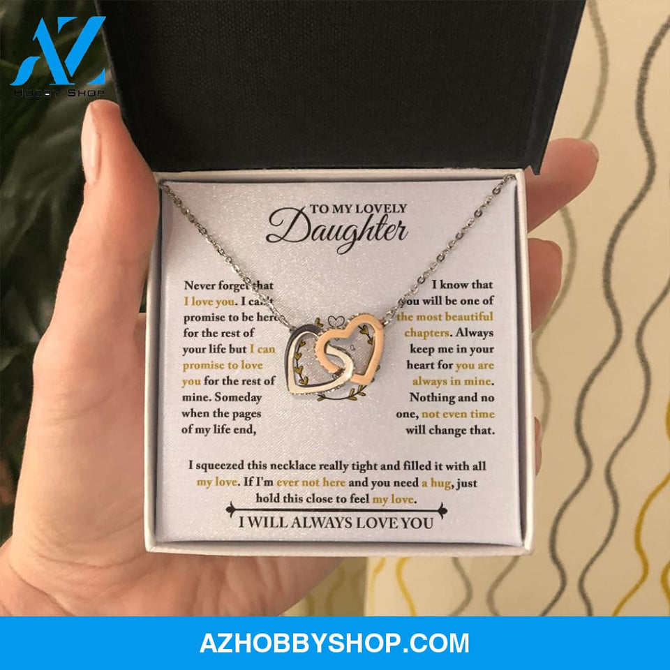 [Almost Sold Out] Daughter - Feel My Love - Interlocking Hearts Necklace