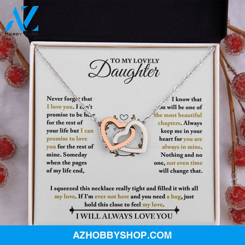 [Almost Sold Out] Daughter - Feel My Love - Interlocking Hearts Necklace