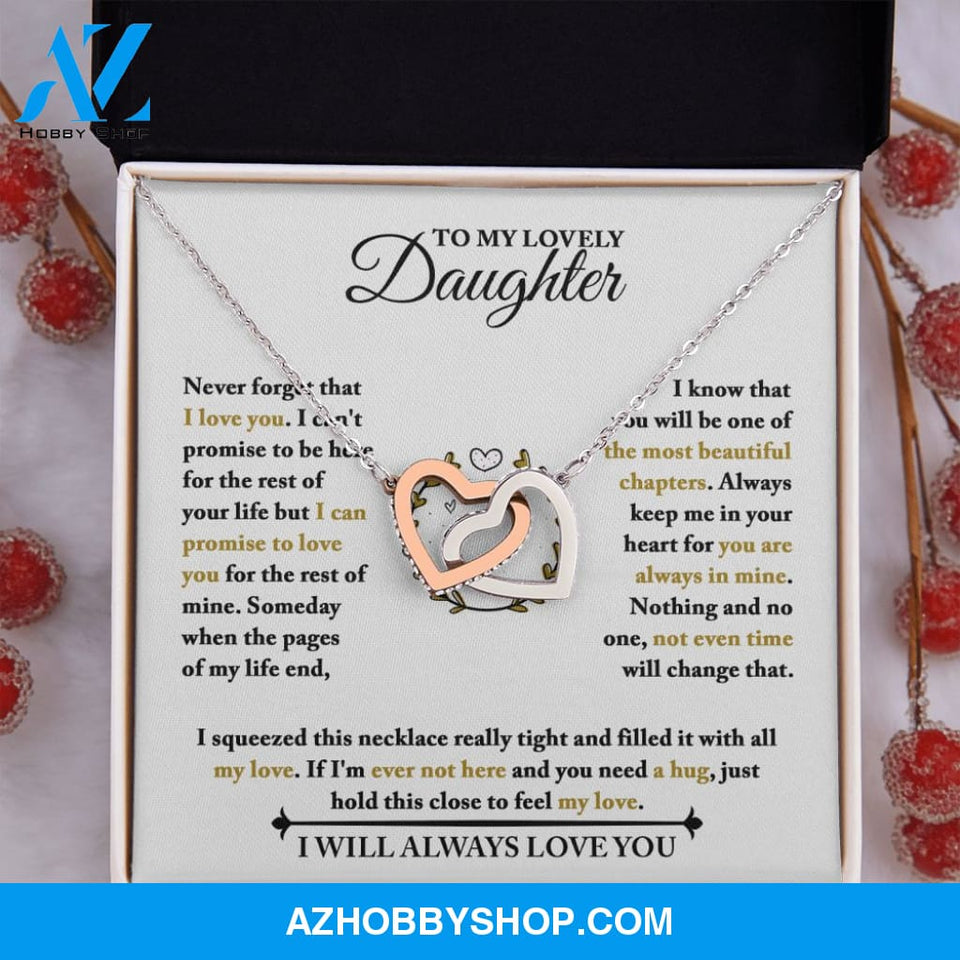 [Almost Sold Out] Daughter - Feel My Love - Interlocking Hearts Necklace