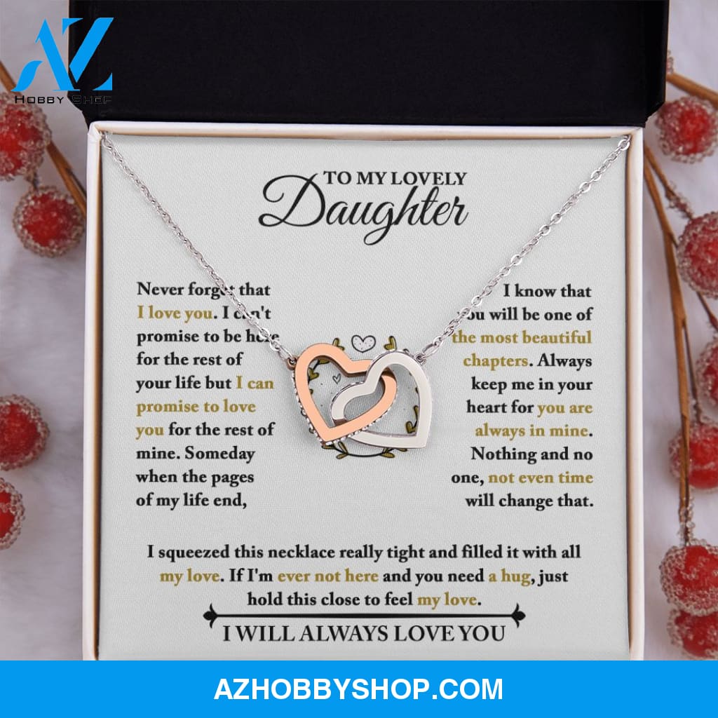 [Almost Sold Out] Daughter - Feel My Love - Interlocking Hearts Necklace