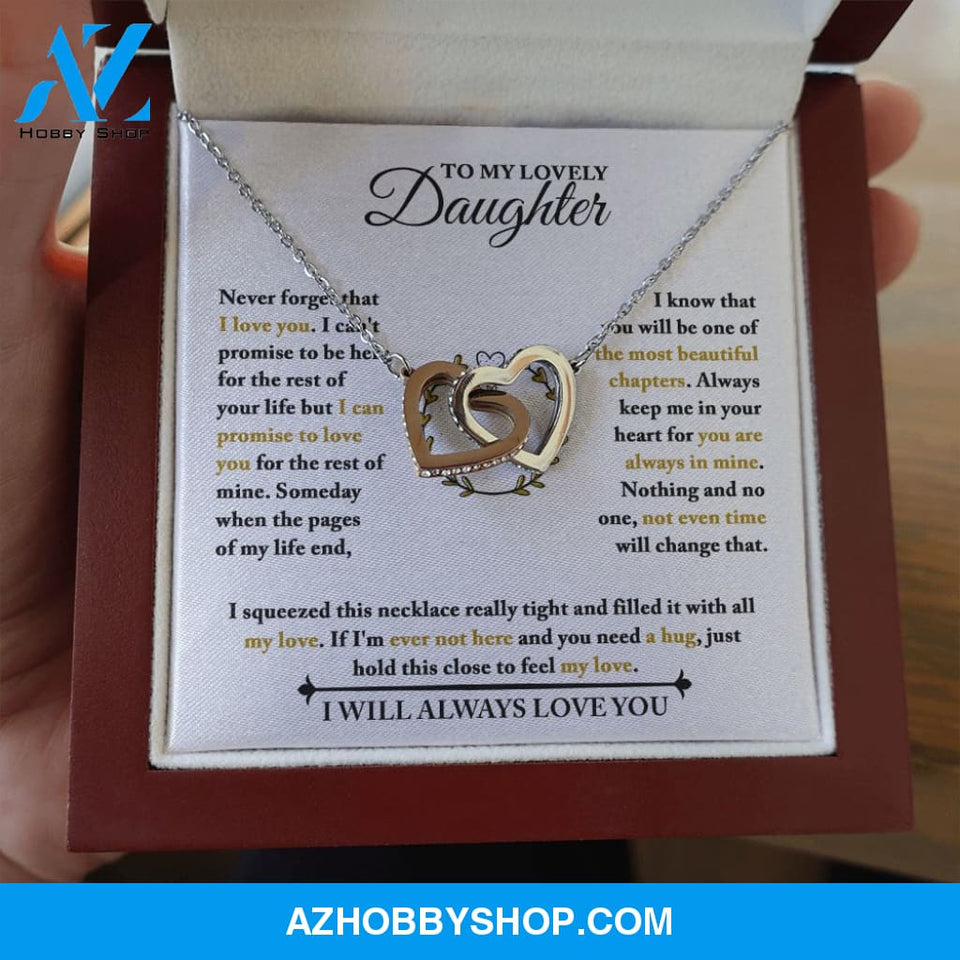 [Almost Sold Out] Daughter - Feel My Love - Interlocking Hearts Necklace