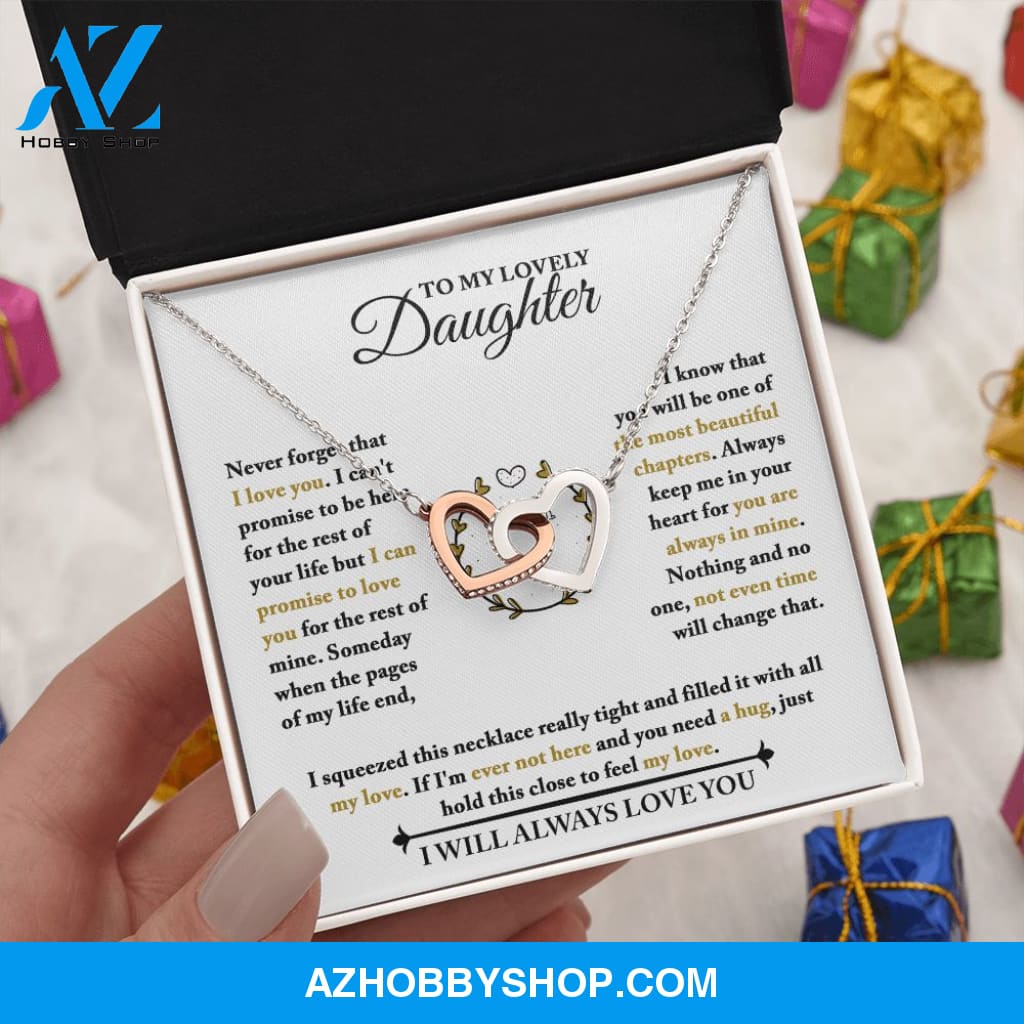 [Almost Sold Out] Daughter - Feel My Love - Interlocking Hearts Necklace