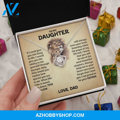 [Almost Sold Out] Daughter - Love & Strength- Love Knot Necklace