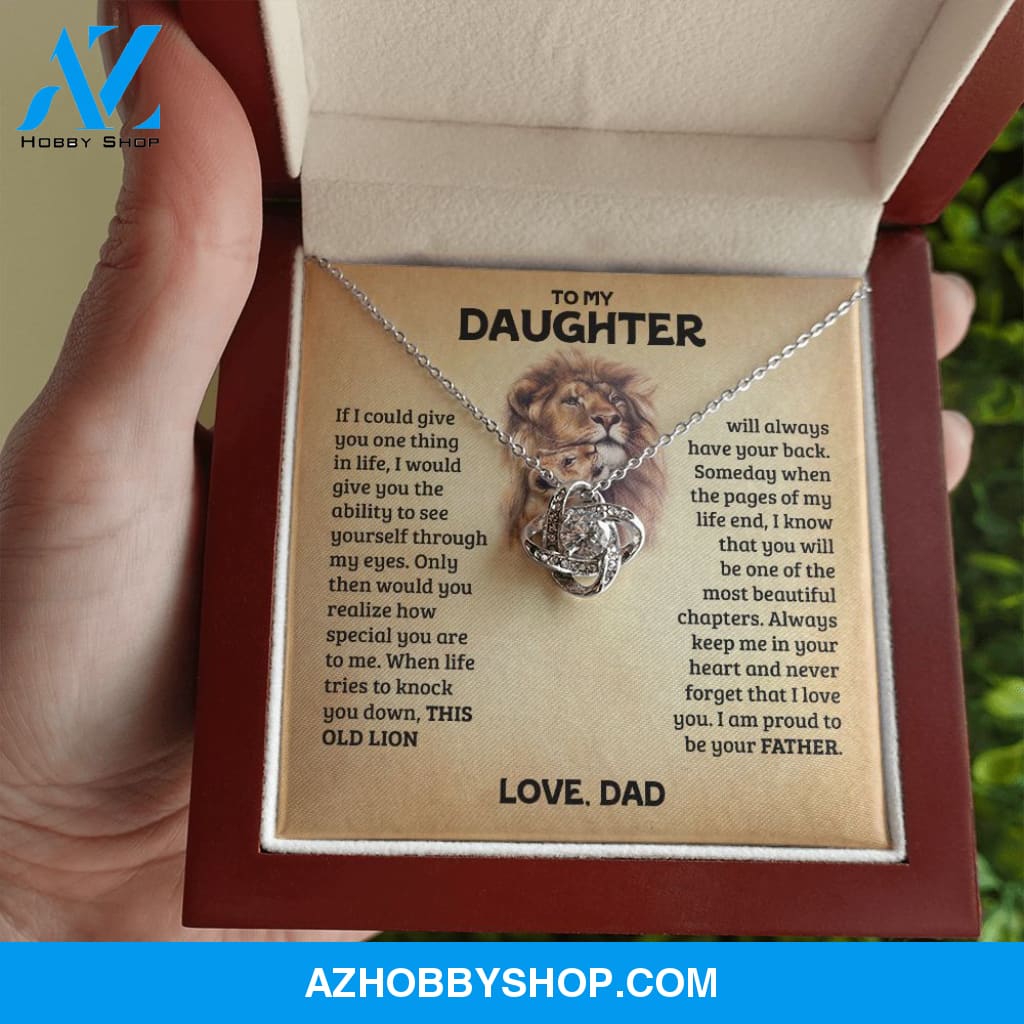 [Almost Sold Out] Daughter - Love & Strength- Love Knot Necklace