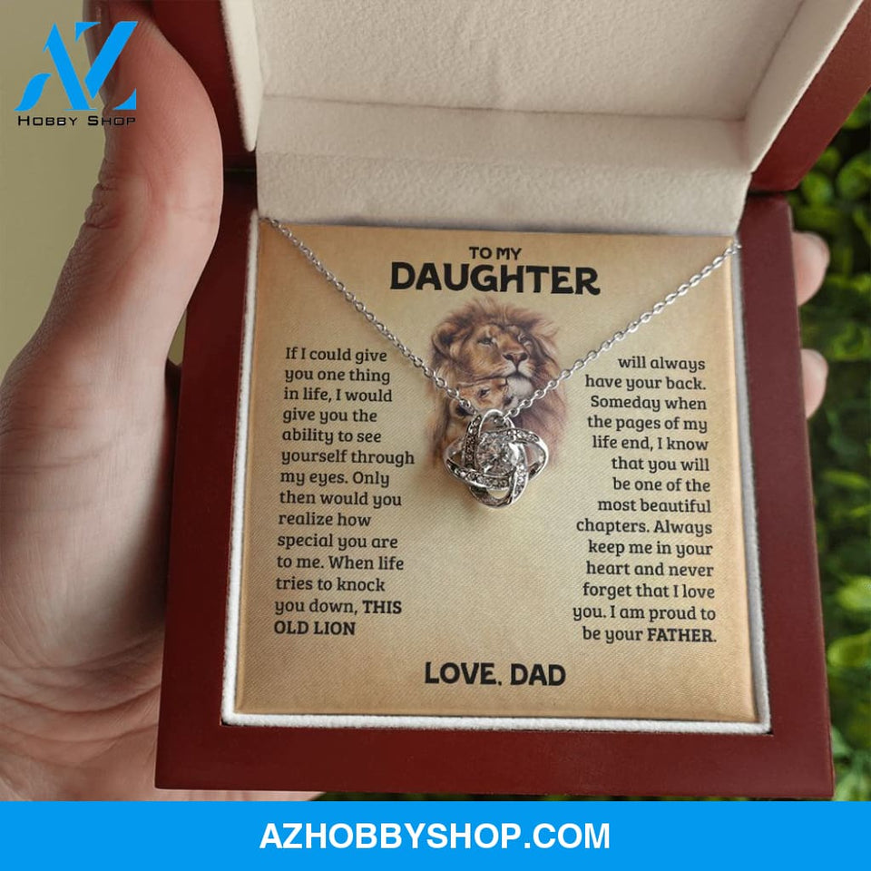 [Almost Sold Out] Daughter - Love & Strength- Love Knot Necklace