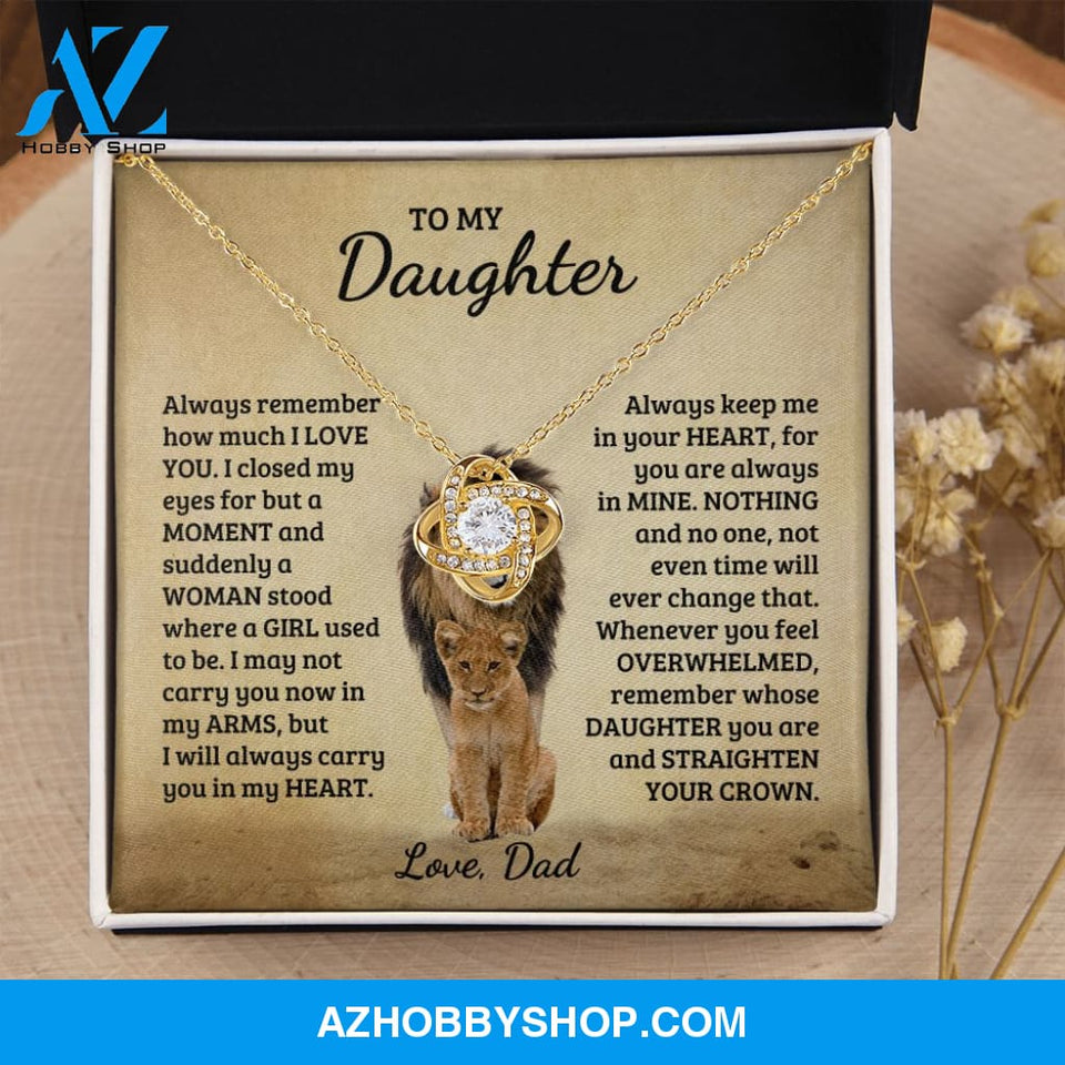 [Almost Sold Out] Daughter - My Crown- Love Knot Necklace