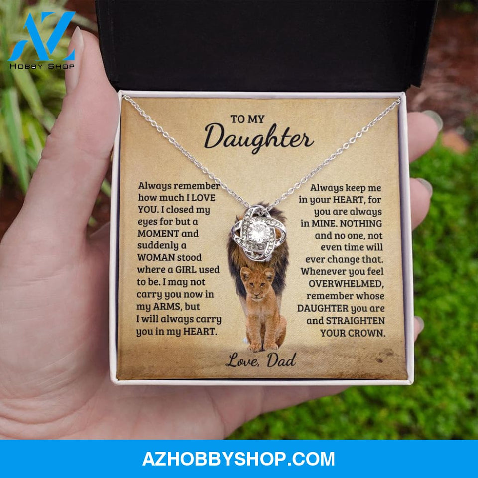 [Almost Sold Out] Daughter - My Crown- Love Knot Necklace