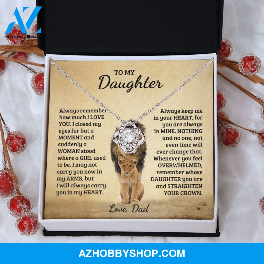 [Almost Sold Out] Daughter - My Crown- Love Knot Necklace
