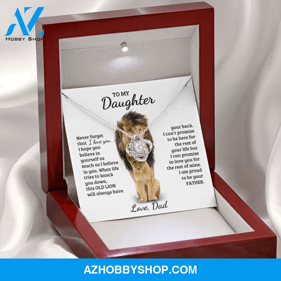 [Almost Sold Out] Daughter - My Life - Love Knot Necklace