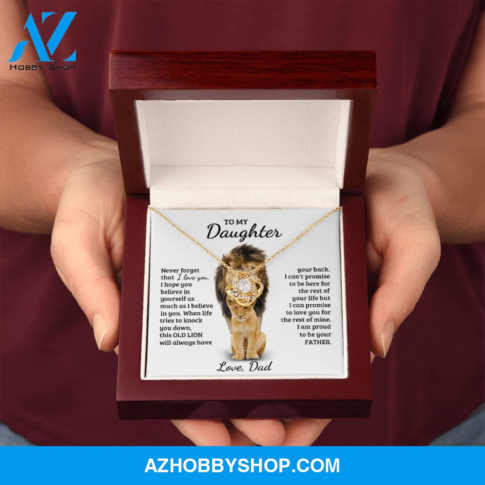 [Almost Sold Out] Daughter - My Life - Love Knot Necklace