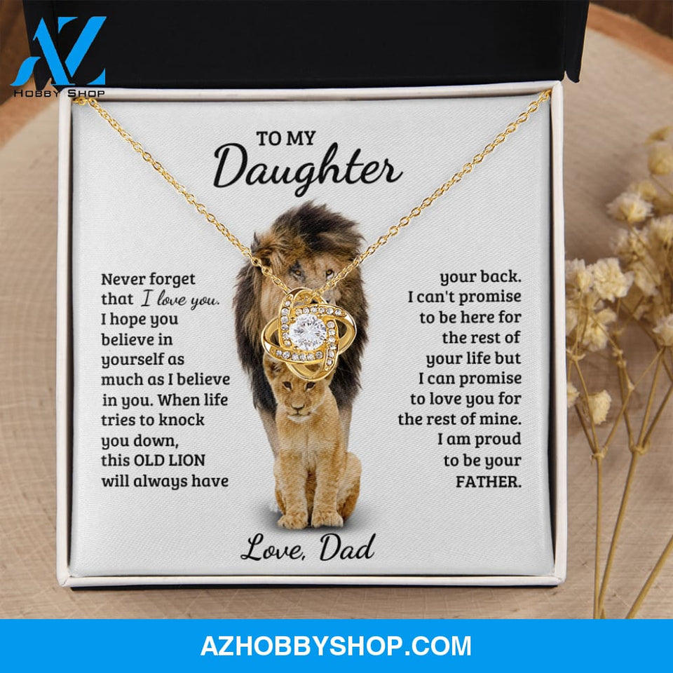 [Almost Sold Out] Daughter - My Life - Love Knot Necklace