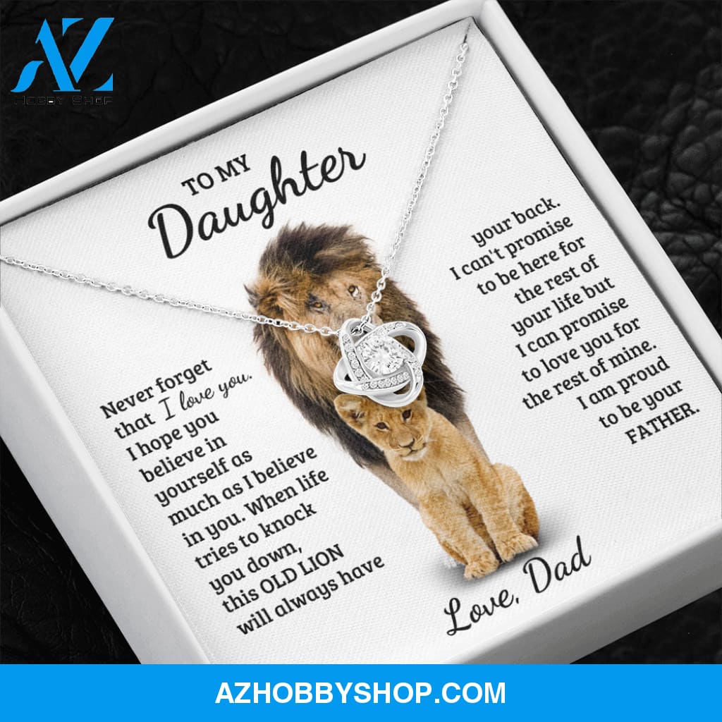 [Almost Sold Out] Daughter - My Life - Love Knot Necklace