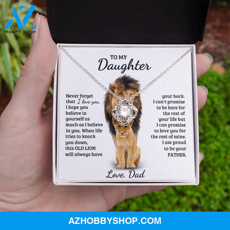 [Almost Sold Out] Daughter - My Life - Love Knot Necklace