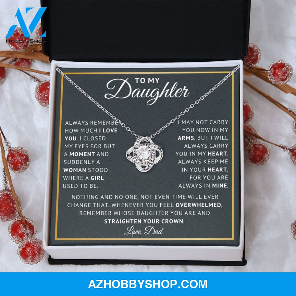 [Almost Sold Out] Daughter - My Pride - Love Knot Necklace