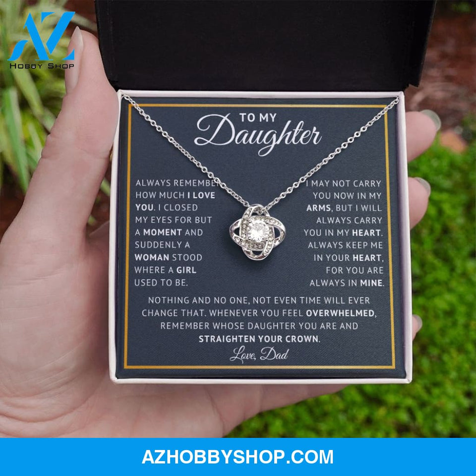 [Almost Sold Out] Daughter - My Pride - Love Knot Necklace