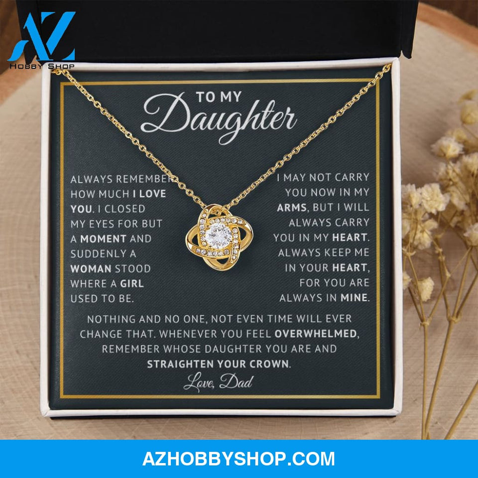 [Almost Sold Out] Daughter - My Pride - Love Knot Necklace