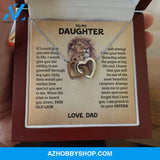 [Almost Sold Out] Daughter - Old Lion - Interlocking Hearts Necklace
