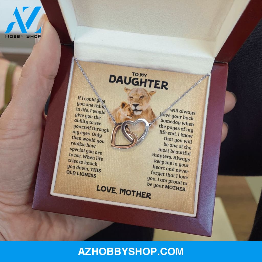 [Almost Sold Out] Daughter - Old Lioness - Interlocking Hearts Necklace