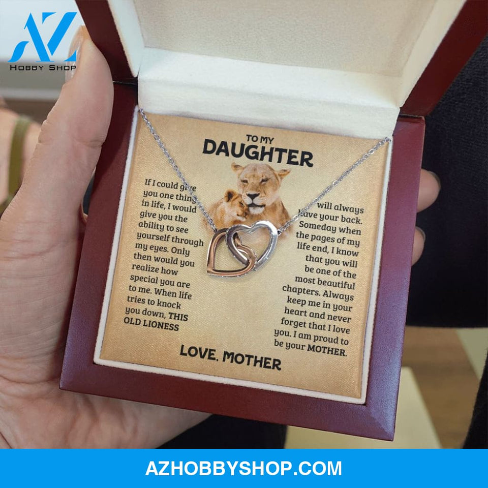 [Almost Sold Out] Daughter - Old Lioness - Interlocking Hearts Necklace