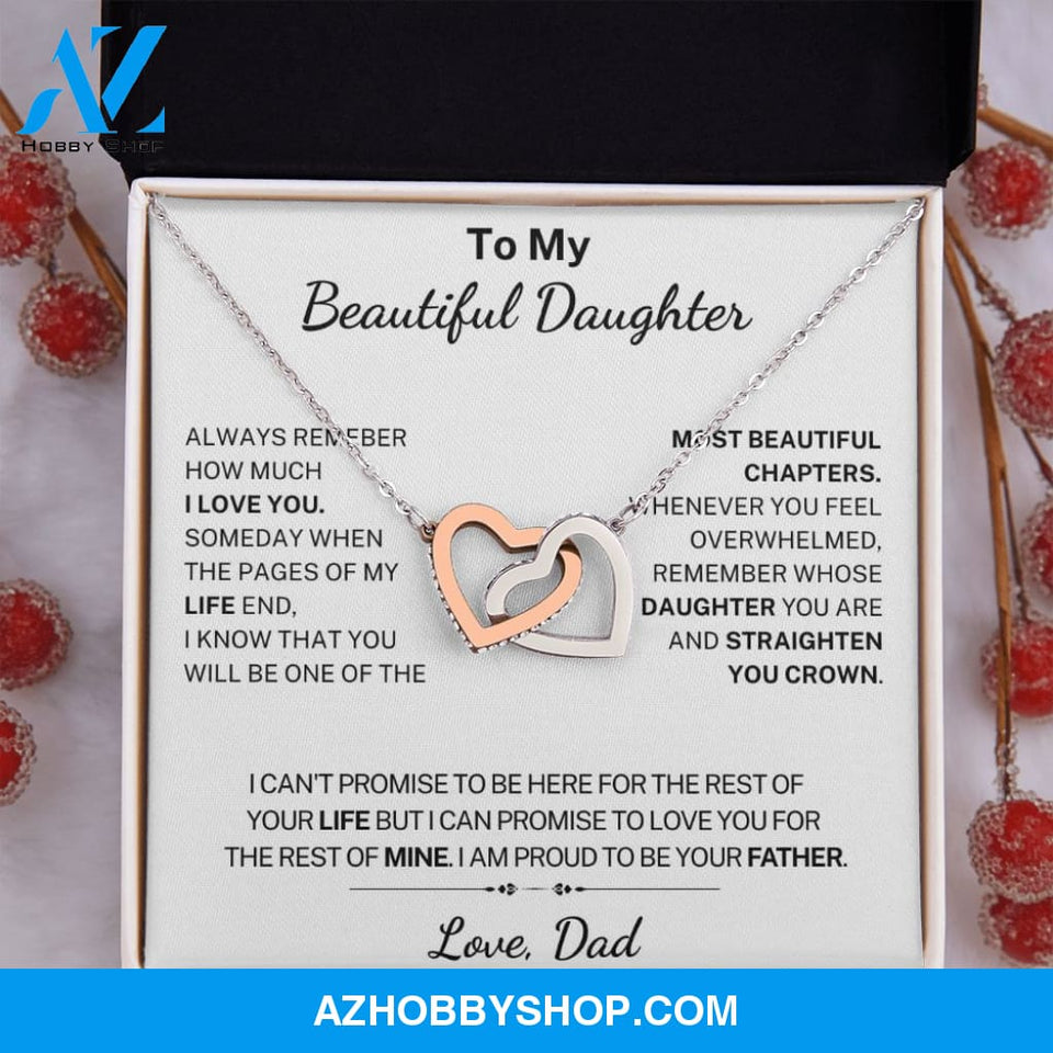 [Almost Sold Out] Daughter - Proudness - Interlocking Hearts Necklace