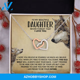 [Almost Sold Out] Daughter - Unbreakable Bond - Interlocking Hearts Necklace