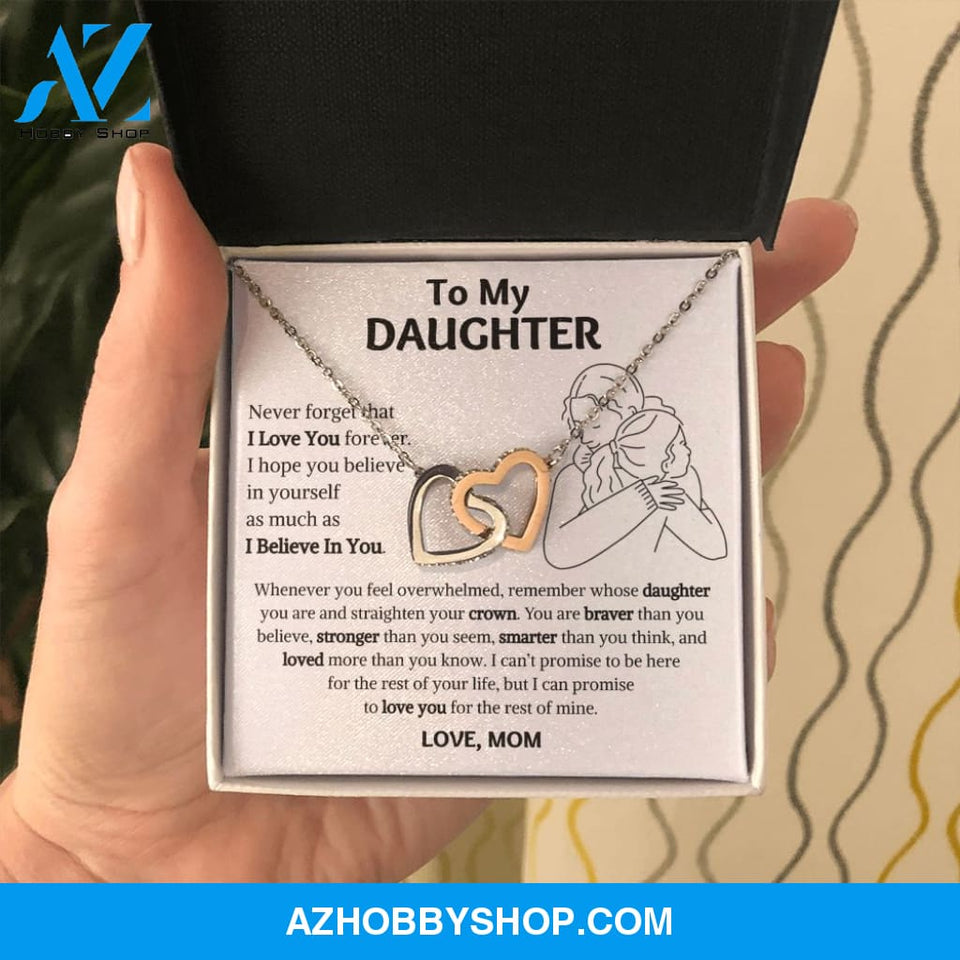 [Almost Sold Out] Daughter - Warm Hug - Interlocking Hearts Necklace