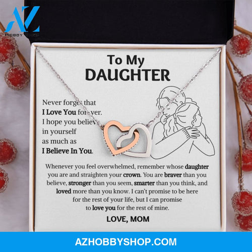 [Almost Sold Out] Daughter - Warm Hug - Interlocking Hearts Necklace