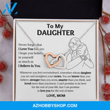 [Almost Sold Out] Daughter - Warm Hug - Interlocking Hearts Necklace