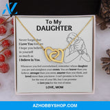 [Almost Sold Out] Daughter - Warm Hug - Interlocking Hearts Necklace