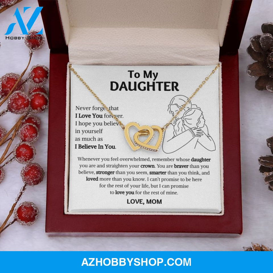 [Almost Sold Out] Daughter - Warm Hug - Interlocking Hearts Necklace