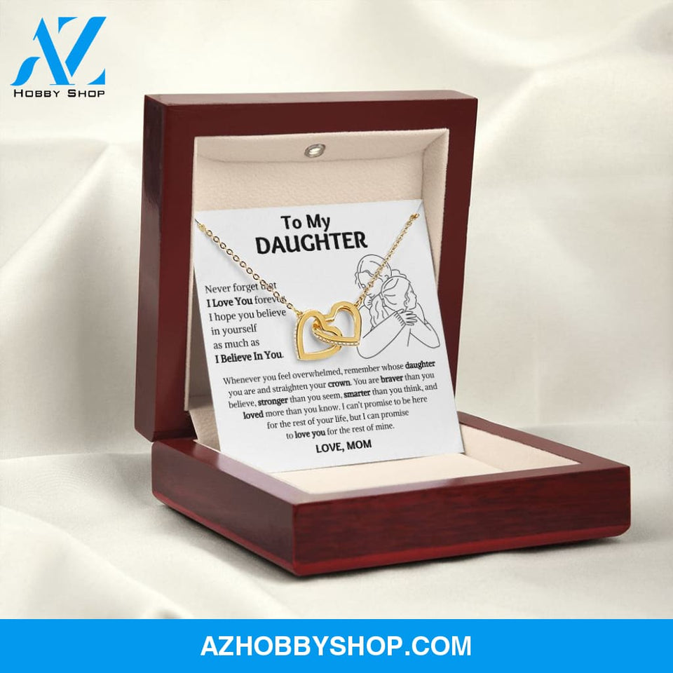 [Almost Sold Out] Daughter - Warm Hug - Interlocking Hearts Necklace