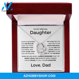 [Almost Sold Out} Gift for Daughter from Dad - Moon and Back - Necklace