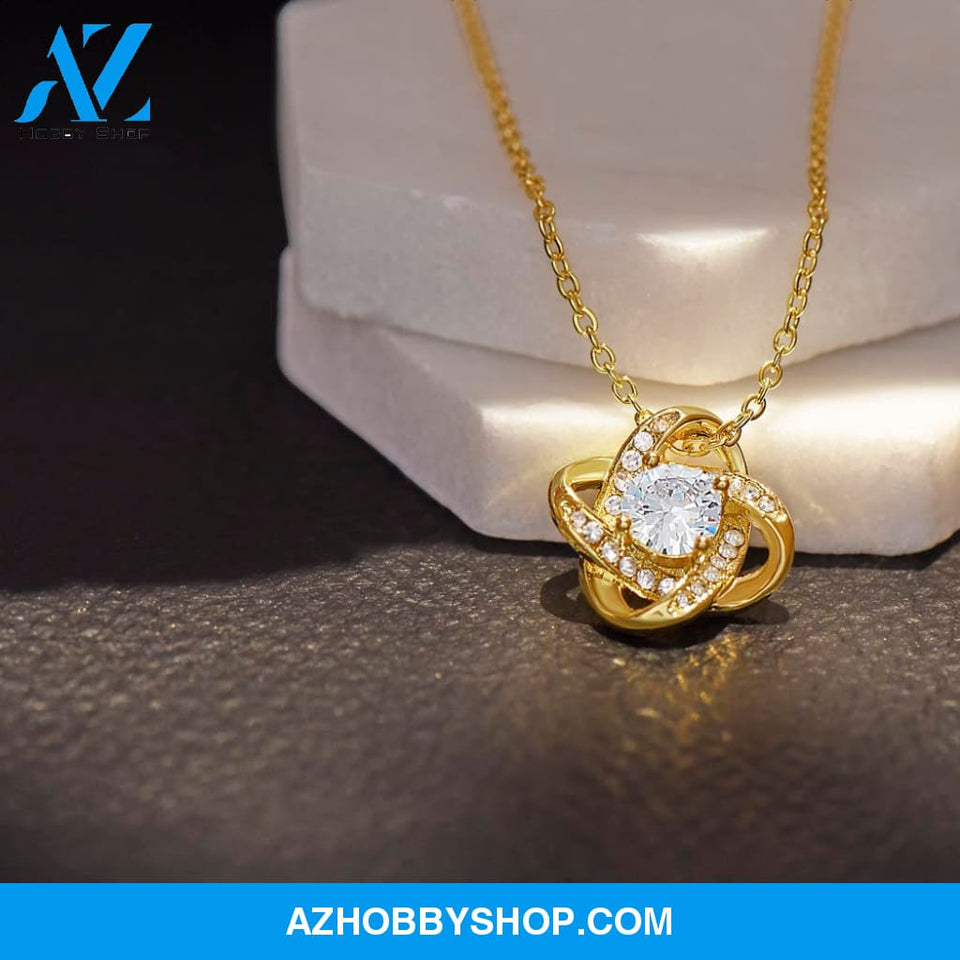 [Almost Sold Out] Granddaughter - Kind & Beautiful - Love Knot Necklace