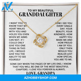 [Almost Sold Out] Granddaughter - Kind & Beautiful - Love Knot Necklace