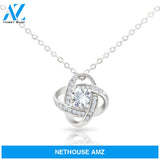 [Almost Sold Out] Granddaughter Promise - Silver Love Knot Necklace