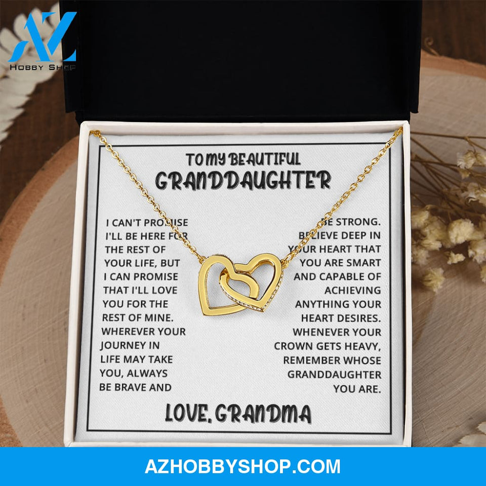 [Almost Sold Out] Granddaughter - Unbreakable Bond - Interlocking Hearts Necklace