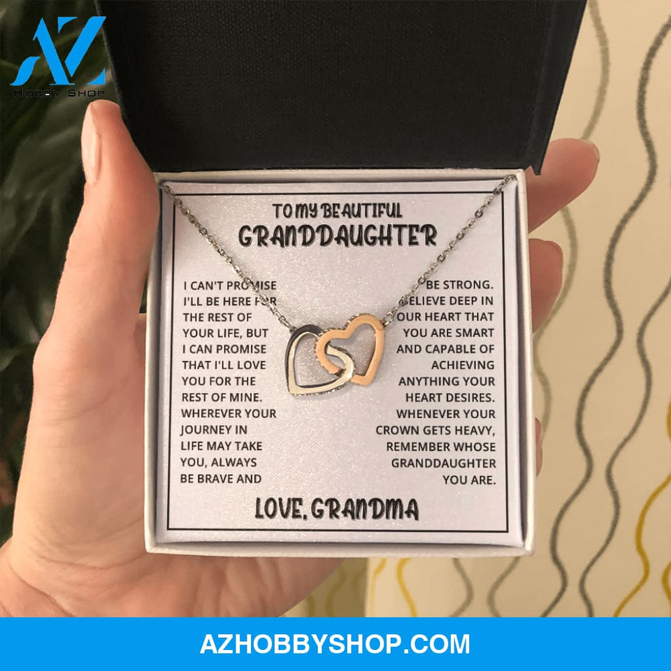 [Almost Sold Out] Granddaughter - Unbreakable Bond - Interlocking Hearts Necklace