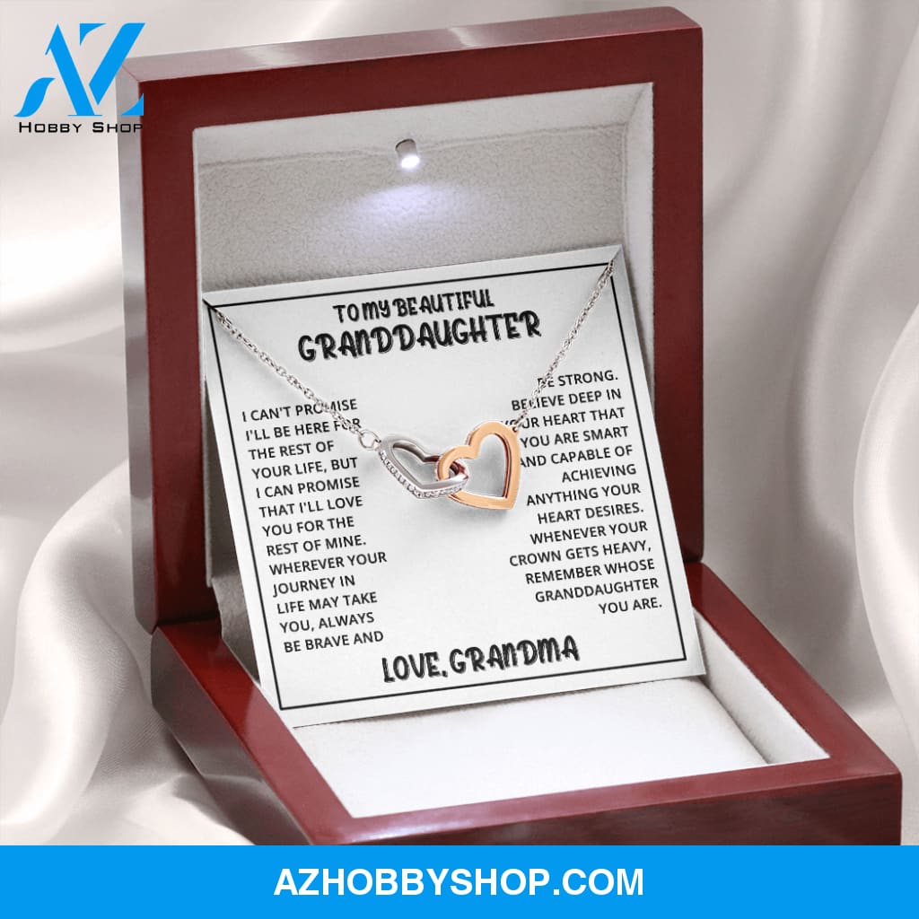 [Almost Sold Out] Granddaughter - Unbreakable Bond - Interlocking Hearts Necklace