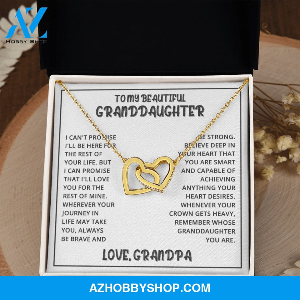 [Almost Sold Out] Granddaughter - Your Crown - Interlocking Hearts Necklace