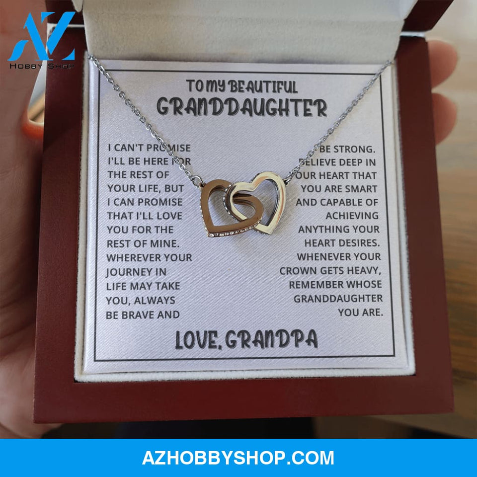 [Almost Sold Out] Granddaughter - Your Crown - Interlocking Hearts Necklace