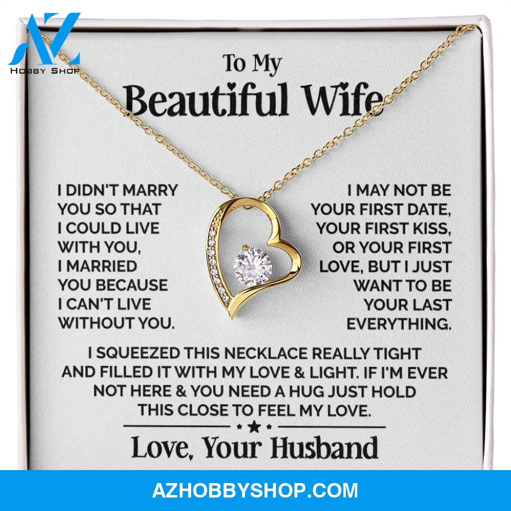 [ALMOST SOLD OUT] Heart Necklace - Beautiful Wife