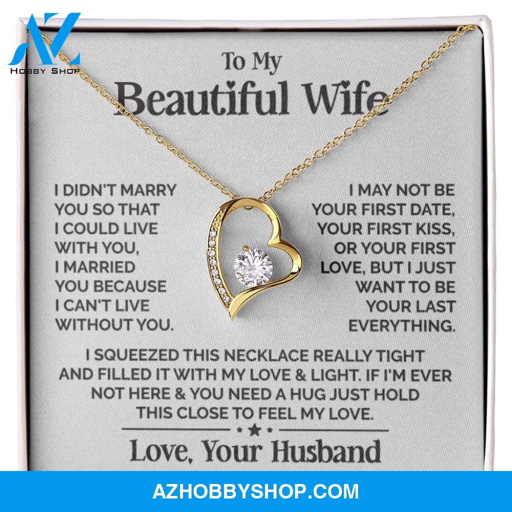 [ALMOST SOLD OUT] Heart Necklace - Beautiful Wife