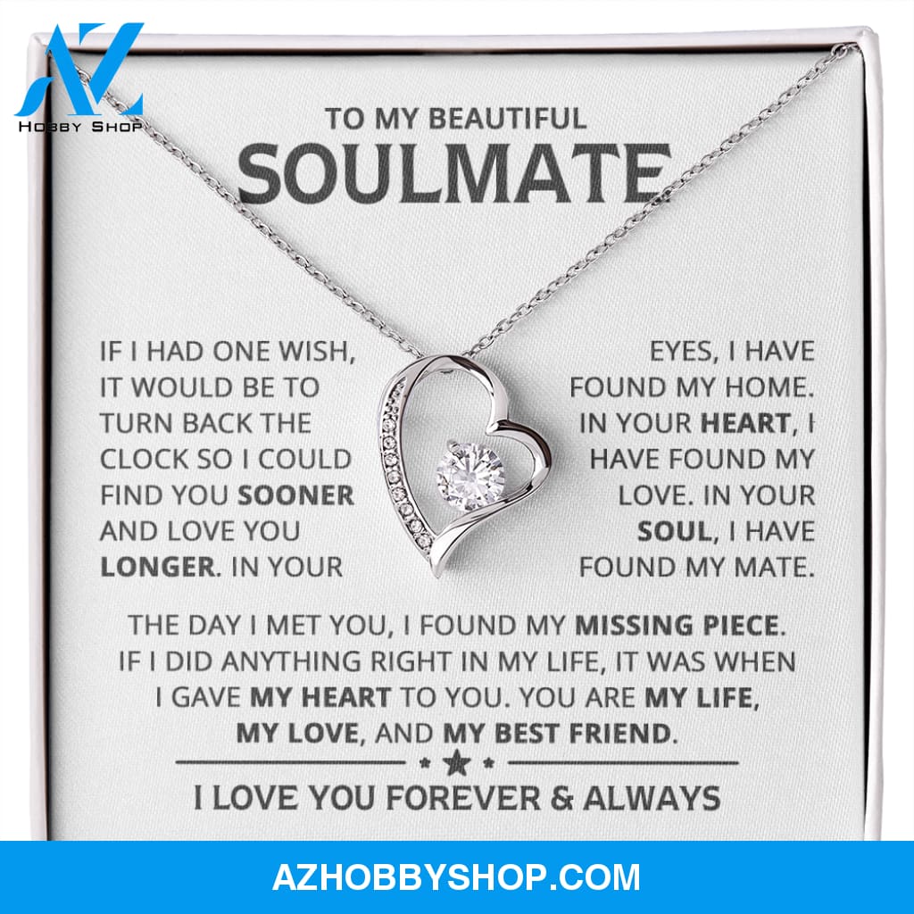 [ALMOST SOLD OUT] Heart Necklace - My Soulmate - My Best Friend